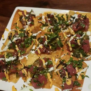 Ahi Tuna Nachos Appetizer