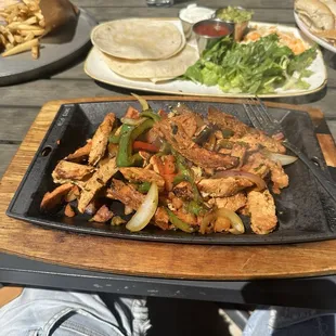 Vegan chicken Fajitas