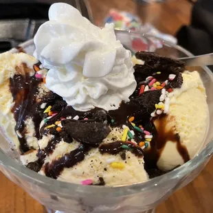Ice Cream Cake Sundae