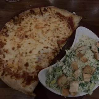 Half Pizza and Salad