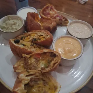 Big Mac Eggroll Appetizer