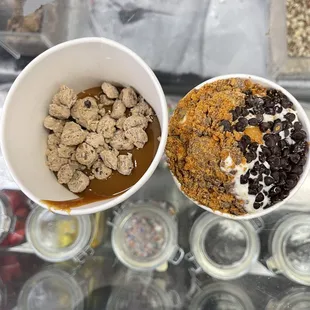 two bowls of ingredients