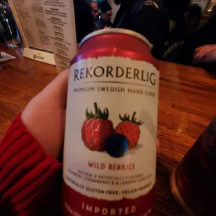 a can of wild berries