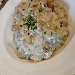 Biscuits and sausage gravy