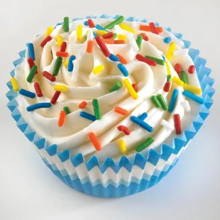 Sprinkle Ice Cream Cupcake