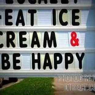 Eat Ice Cream and Be Happy!
