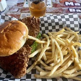 Pork Tenderloin Sandwich - large (12 oz) and tasty