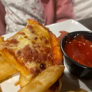 Cheese pizza  kids meal