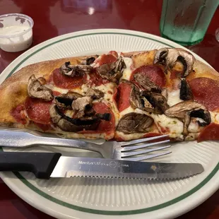 Power lunch pizza