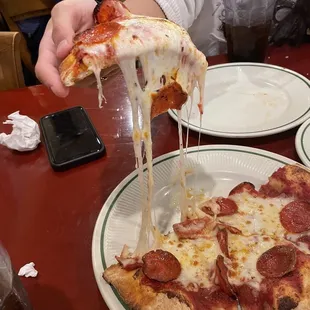 Nice cheese pull!