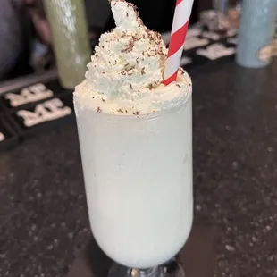 Shon O&apos;Kelley, 4th Generation Irish American - A boozy, magically delicious variation of Ye Olde Shamrock Shake w/ vanilla-infused White Rum