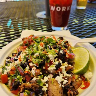 Tex-Mex BBQ plate