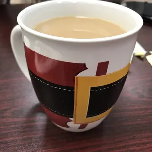 a cup of coffee