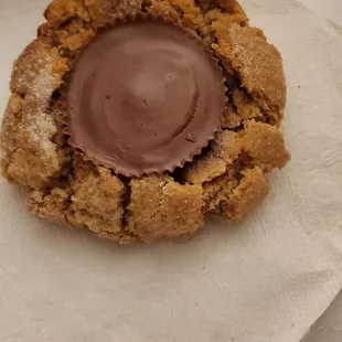 Reeces thumbprint cookie