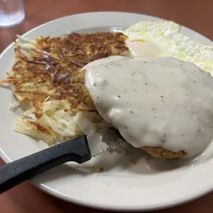 Chicken Fried Steak Breakfast