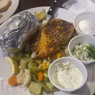 Cajun Salmon Friday Dinner Special