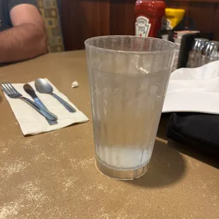 It&apos;s water. No gluten free bread either