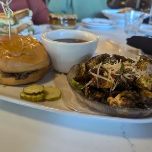 Maggie&apos;s melt with brussel sprouts