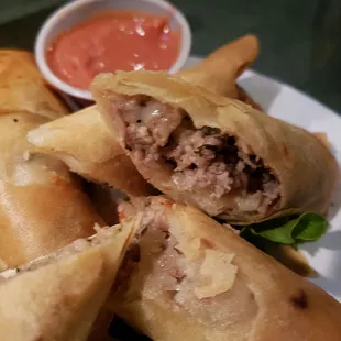 Steak & Cheese Spring Roll