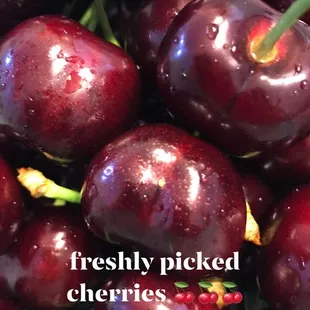 a pile of cherries