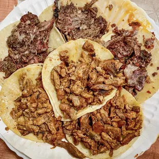 Cabeza &amp; Al Pastor tacos