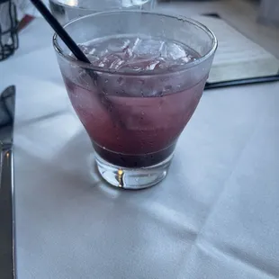 ON BLACKBERRY HILL Casamigos Blanco, Chambord, Blackberry Soda, Triple Sec, Mint