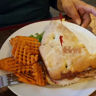 Apricot Pork Tenderloin Sandwich