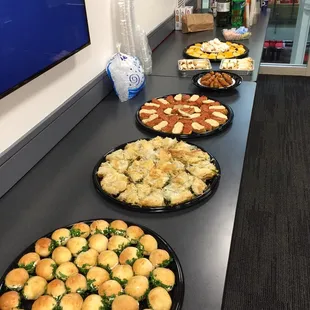Stuff that I ordered from Magic Bites for an event at Northeastern for 30 people! Everything was super delicious!