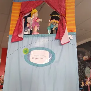 A hand puppets