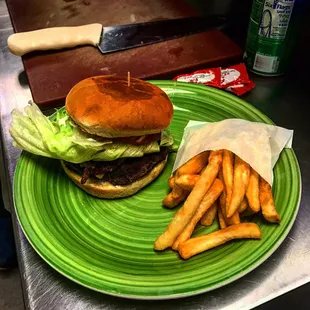 Try our famous burgers