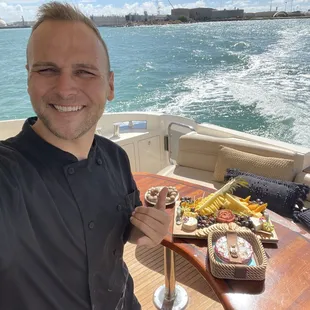 The benefits of having The Magic Chef at your party is he really does magic!