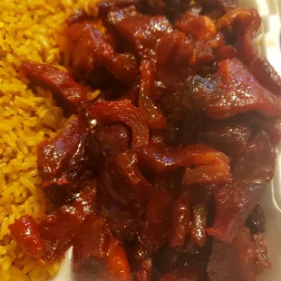a plate of food