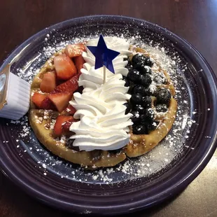 Red, White, &amp; Blue Waffle