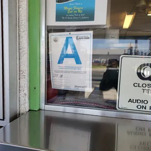 Black owned restaurant A grade that's how you do it.