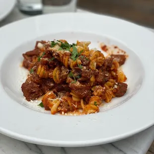 Fusilli alla Bolognese