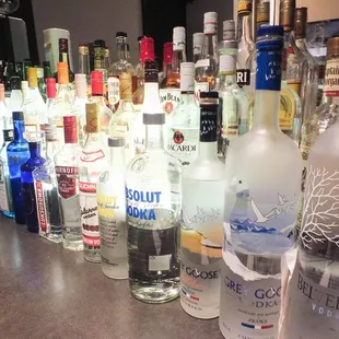 Fully stocked bar