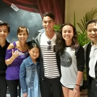 Photos after the show.