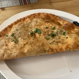 Beef cheburek - not an empanada!