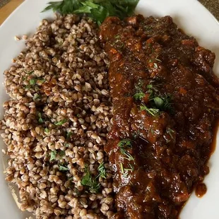 Goulash with Buckwheat