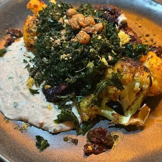 Anger Roasted Harissa Cauliflower