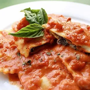 Portabello-Shittake Ravioli, delivered to your door.