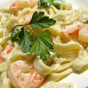 Shrimp Fettucine Alfredo