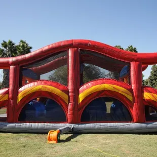 Magic Bounce has a New 36 ft inflatable with amazing bounce ball and climbing rocks and more to experience.