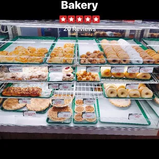 a variety of pastries