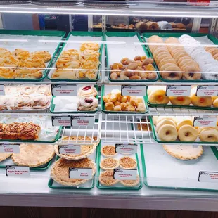 a variety of baked goods