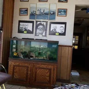 Nice clean cool waiting room