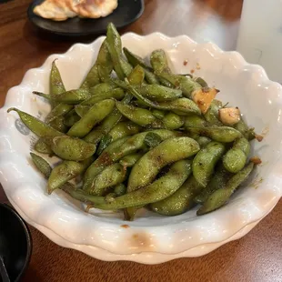 Garlic Edamame