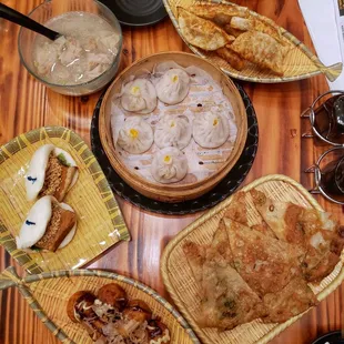 Scallion Pancake; Takoyaki; Pork Bao; Soup; Fried Dumpling; Soup Dumpling