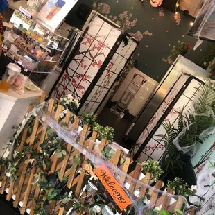 Small space but highly decorated