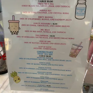 one of the menus